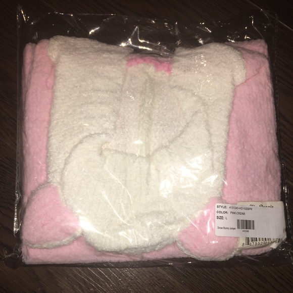 NEW Hip Doggie Pink Bunny Dog Jumper / Pajamas - Picture 4 of 6